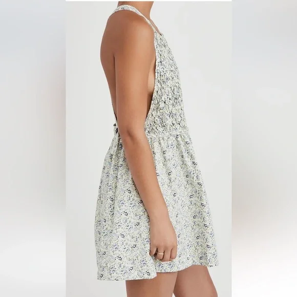 Free People Women's Petunia Mini Dress, Tea Combo, Floral - Picture 2 of 13